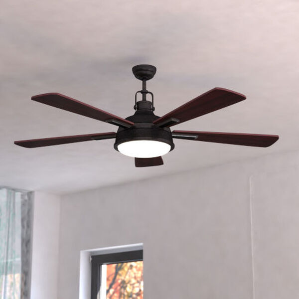 Walton Gold Stone 52-Inch Ceiling Fan With LED Light Kit, image 4
