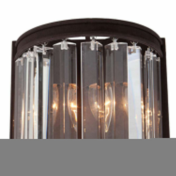 Amara Brown Two-Light Wall Sconce, image 1