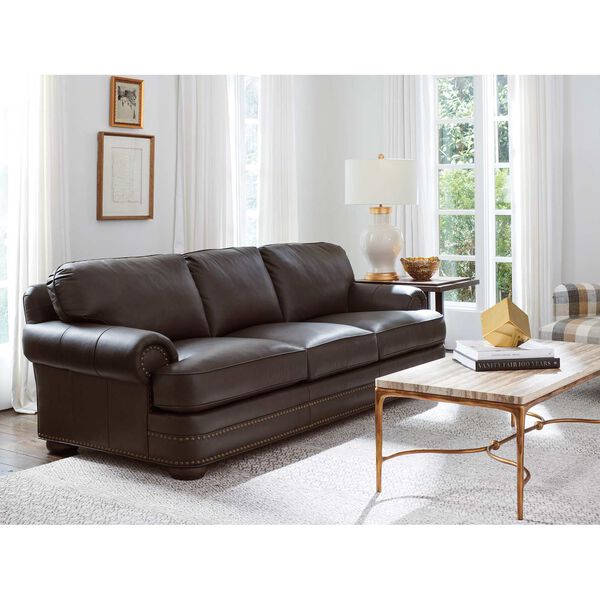 Silverado Black Leather Sofa, image 3