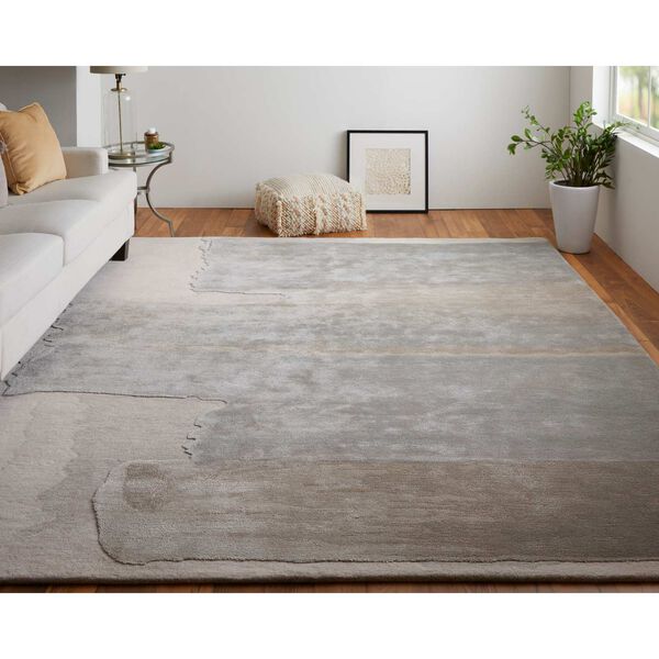 Anya Ivory Gray Rectangular 3 Ft. 6 In. x 5 Ft. 6 In. Area Rug, image 2