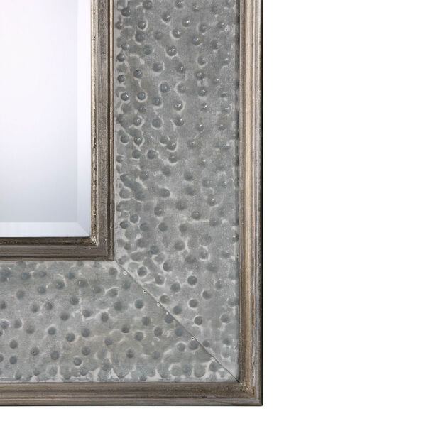 Draven Textured Silver Mirror, image 4