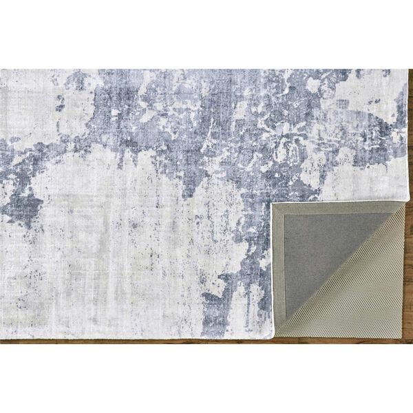 Emory Industrial Abstract Blue Gray Ivory Area Rug, image 4