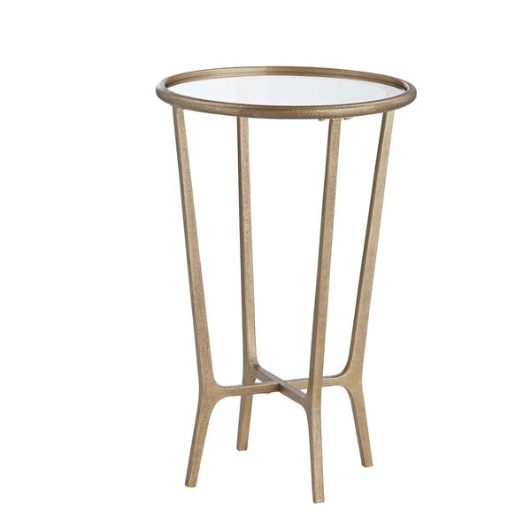 Danielle Gold Accent Table, image 1