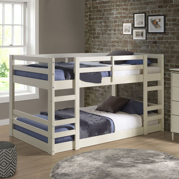 White Twin Bunk Bed, image 1