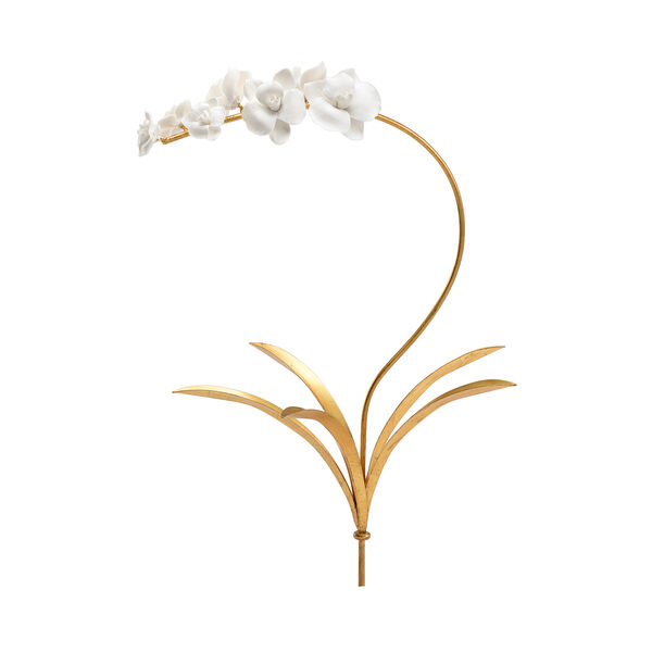 Bradshaw Orrell White Orchid Stem- Medium, image 1