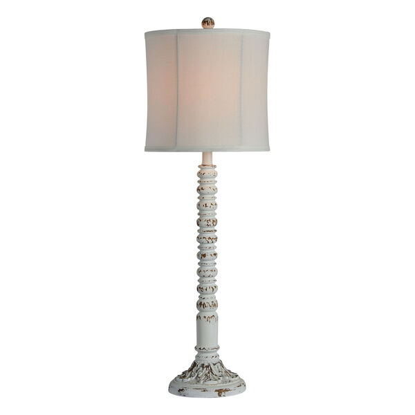 Edith Cottage White One-Light 36-Inch Buffet Lamp Set of Two, image 1