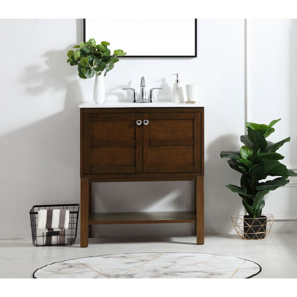 Mason Antique Coffee 30-Inch Vanity Sink Set, image 2