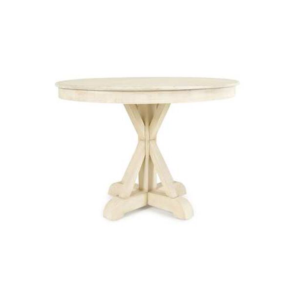 Kenna Ivory 42-Inch Round Dining Table, image 1