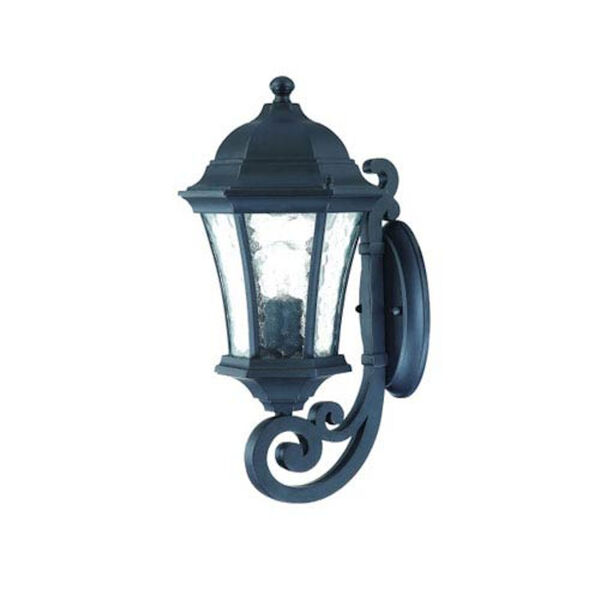 Waverly Matte Black One-Light 16.5-Inch Outdoor Wall Mount, image 1