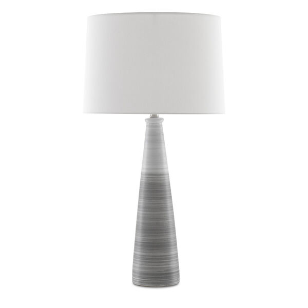 Forefront Gray and White One-Light Table Lamp, image 3
