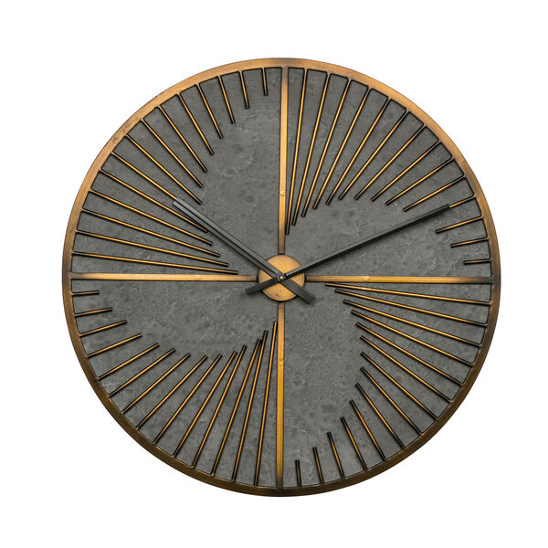 Robertson Gold Round Clock, image 1