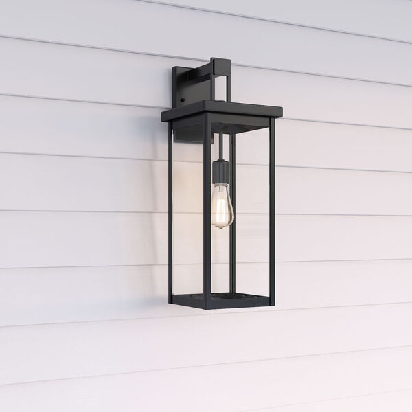 Barkeley Powder Coat Black Eight-Inch One-Light Outdoor Wall Sconce, image 6