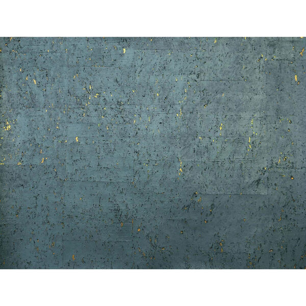 Candice Olson Natural Splendor Cork Teal Wallpaper, image 1
