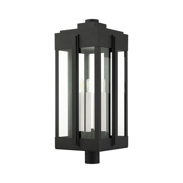 Lexington Black Four-Light Outdoor Post Lantern, image 2