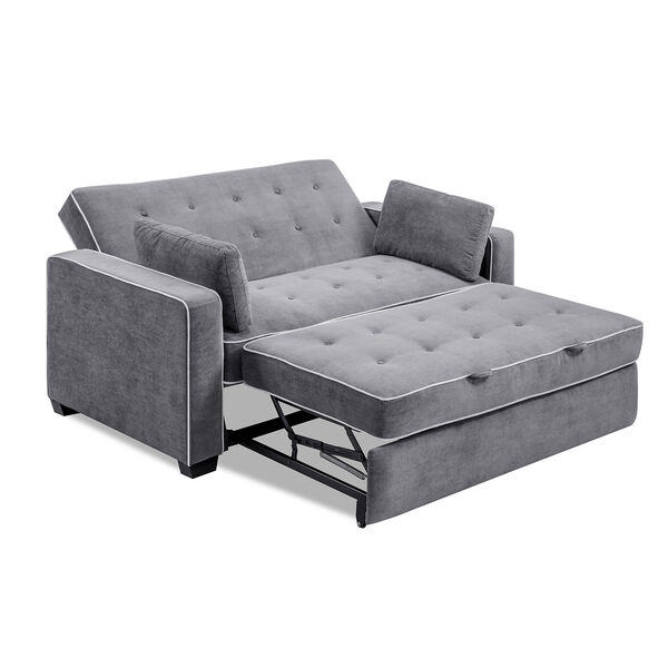 Serta Augustus Convertible Queen Sofa, Sofa Bed Pull Out Couch