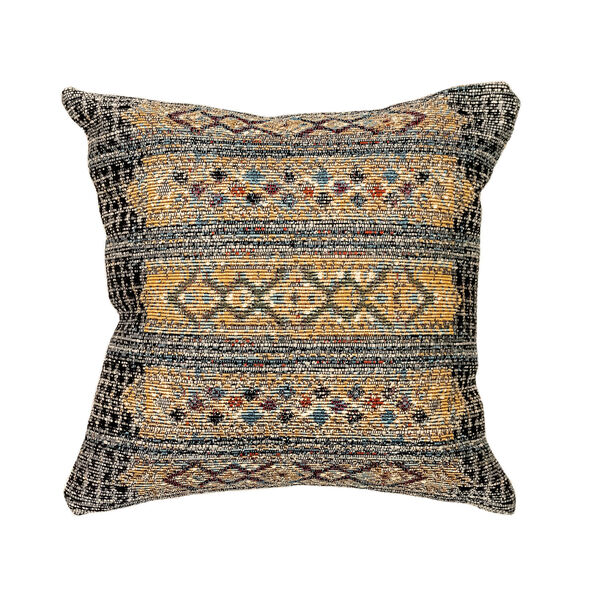 Marina Black Liora Manne Tribal Stripe Indoor-Outdoor Pillow, image 1