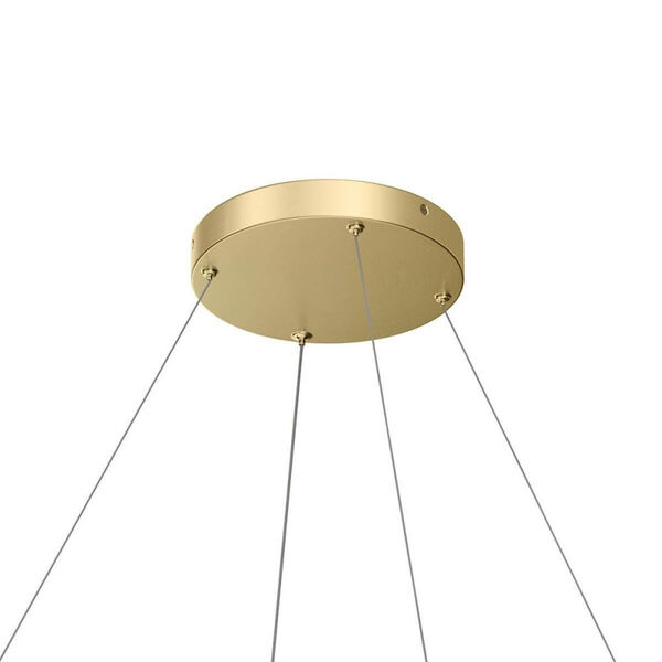 Jovian Champagne Gold 30-Inch LED Chandelier, image 6