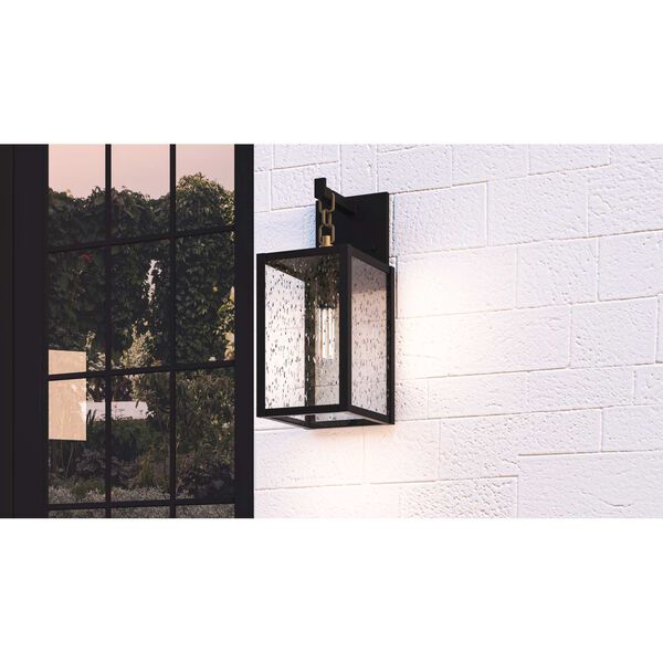 Anchorage Matte Black One-Light Outdoor Wall Mount, image 2
