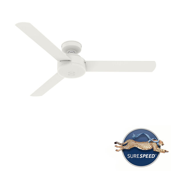 Presto Matte White 52-Inch Ceiling Fan, image 4