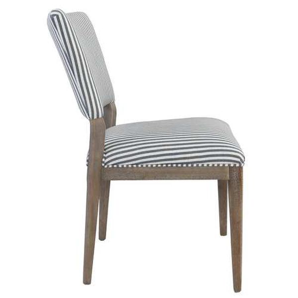 Julia Beige and Blue Upholstered Dining Chair, image 3