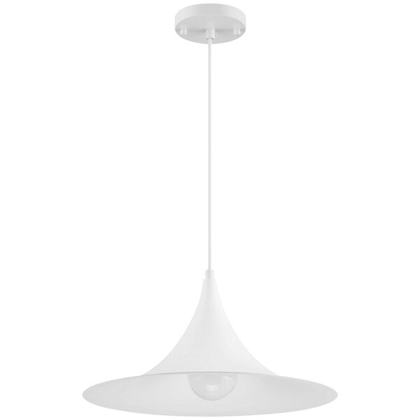 Costa Matte White 16-Inch LED Pendant, image 5