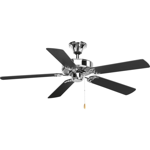 P2501-15: Air Pro Polished Chrome 52-Inch Ceiling Fan, image 1
