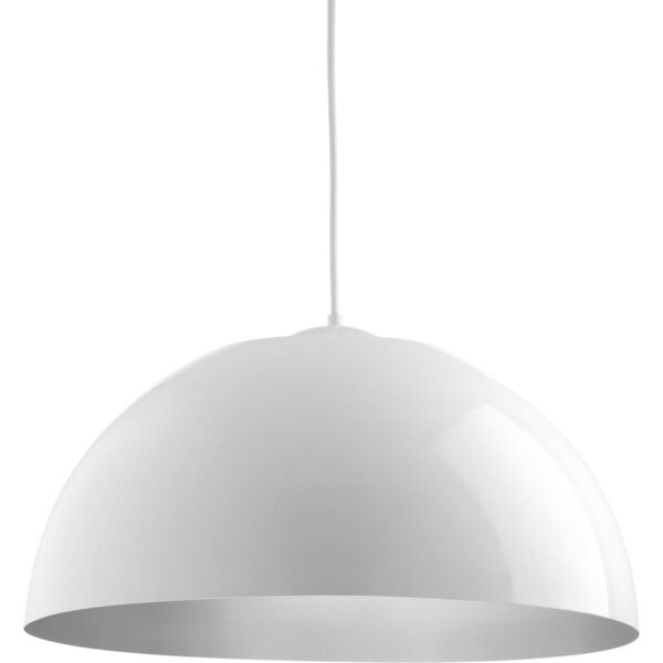 Dome White LED 22-Inch One-Light Pendant, image 1