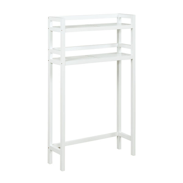 Dunnsville White 2-Tier Space Saver, image 1