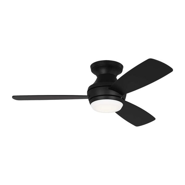 Ikon Midnight Black 44-Inch LED Ceiling Fan, image 1