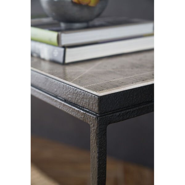 Commerce and Market Gray Metal-Wood Console Table, image 3