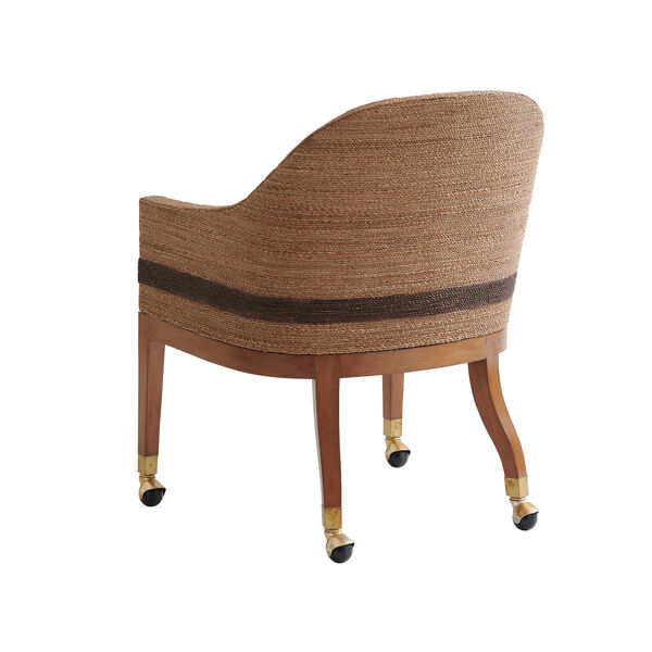 Palm Desert Brown Dorian Woven Arm Chair, image 2