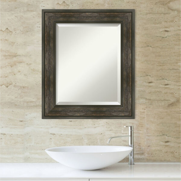Rail Brown 22W X 26H-Inch Bathroom Vanity Wall Mirror, image 5