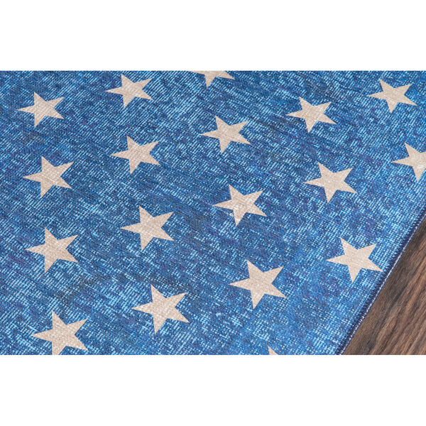 District Blue Rectangular: 7 Ft. 6 In. x 9 Ft. 6 In. Rug, image 4