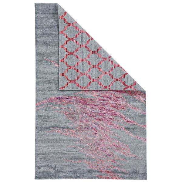 Cosmo Red Gray Ivory Area Rug, image 1