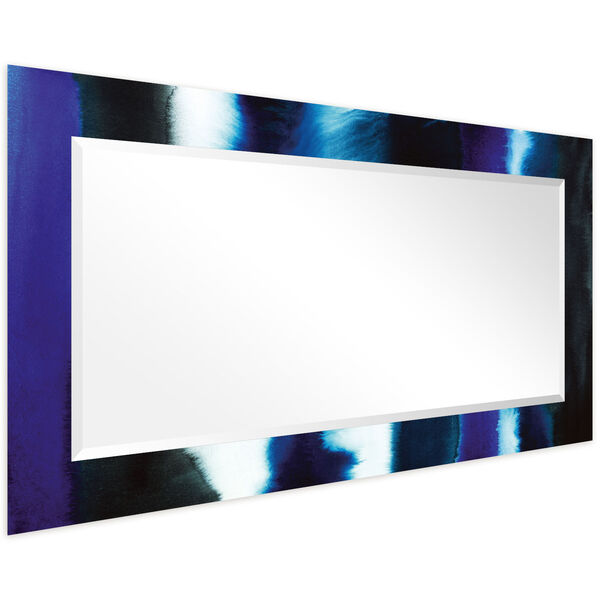 Run Off Blue 54 x 28-Inch Rectangular Beveled Wall Mirror, image 4