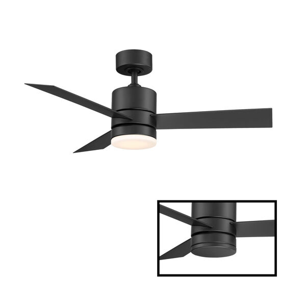 Axis Matte Black 44-Inch ADA LED Ceiling Fan, image 3