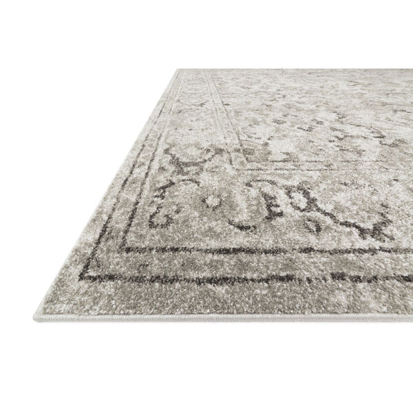 Joaquin Silver and Gray 2 Ft. 7 In. x 10 Ft. Power Loomed Rug, image 2
