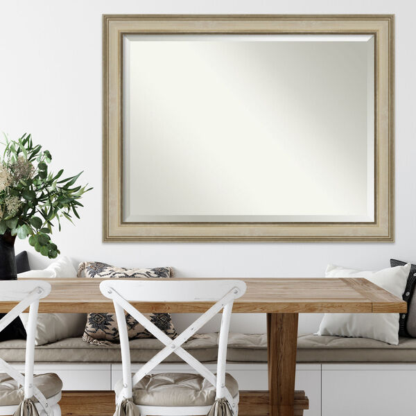 Colonial Light Gold Wall Mirror, image 4