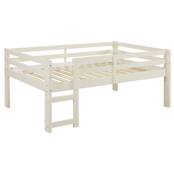 White Low Loft Bed, image 2