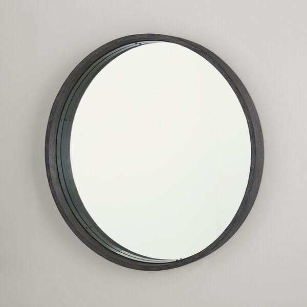 Carbon Grey and Grey Iron 31-Inch Mirror, image 3