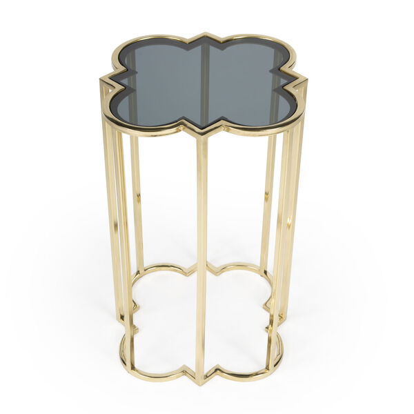 Auroria Black and Gold Accent Table, image 2
