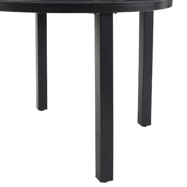Kaplan Oil Rubbed Bronze 42-Inch Round Outdoor Metal Dining Table, image 6