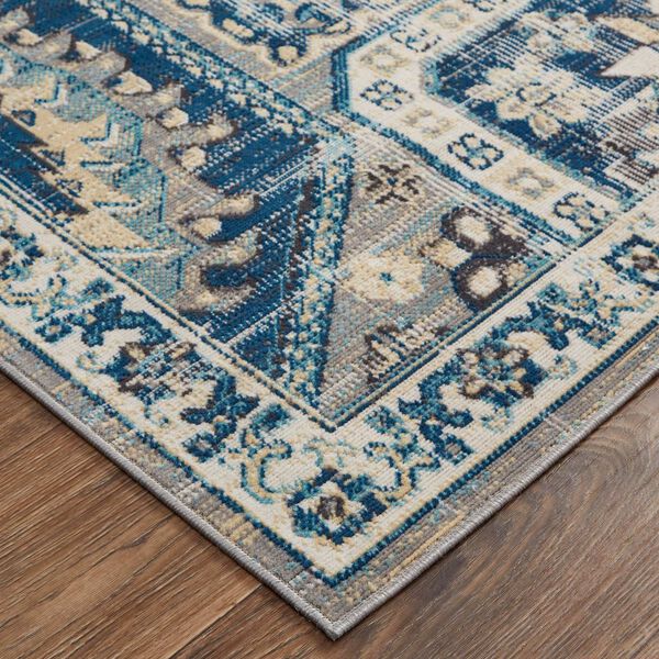 Nolan Blue Ivory Rectangular 7 Ft. 9 In. x 10 Ft. 6 In. Area Rug, image 5