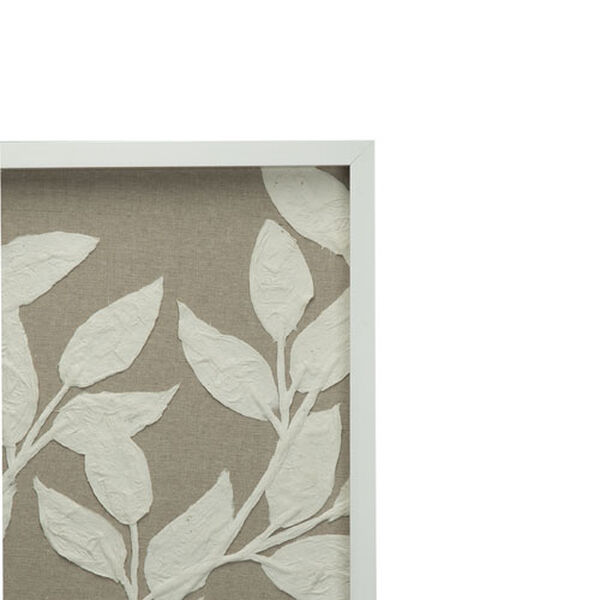 Estella White Paper Shadow Box Wall Decor, Set of Two, image 6