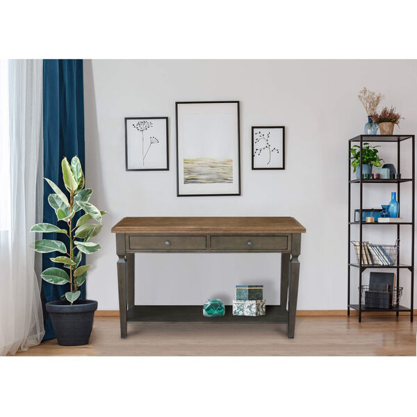 Vista Hickory and Washed Coal Console Table, image 2