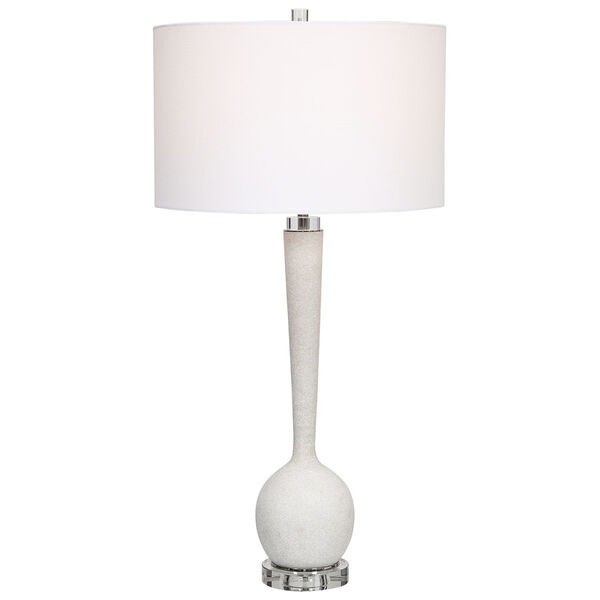 Kently White One-Light Table Lamp, image 1