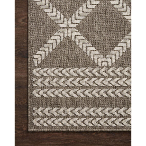 Rainier Natural and Ivory Patterned Indoor/Outdoor Area Rug, image 5