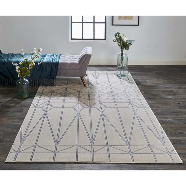 Micah White Silver Gray Area Rug, image 4