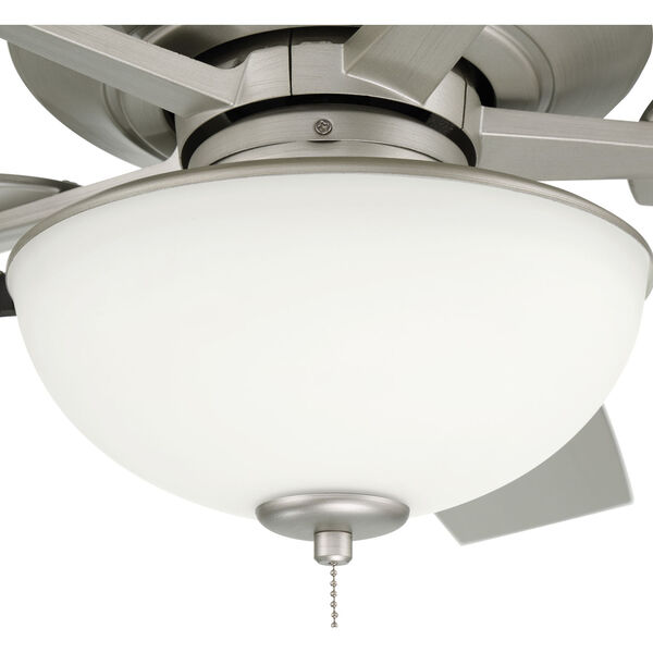 Super Pro Painted Nickel 60-Inch LED Ceiling Fan with White Frost Glass, image 5