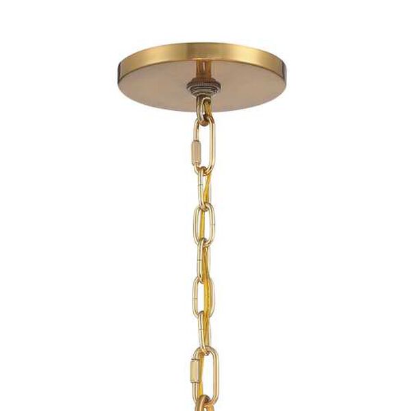Hulton Luxe Gold Three-Light Pendant, image 5